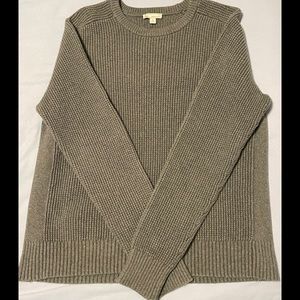 Gap Gray knit sweater. Very warm.